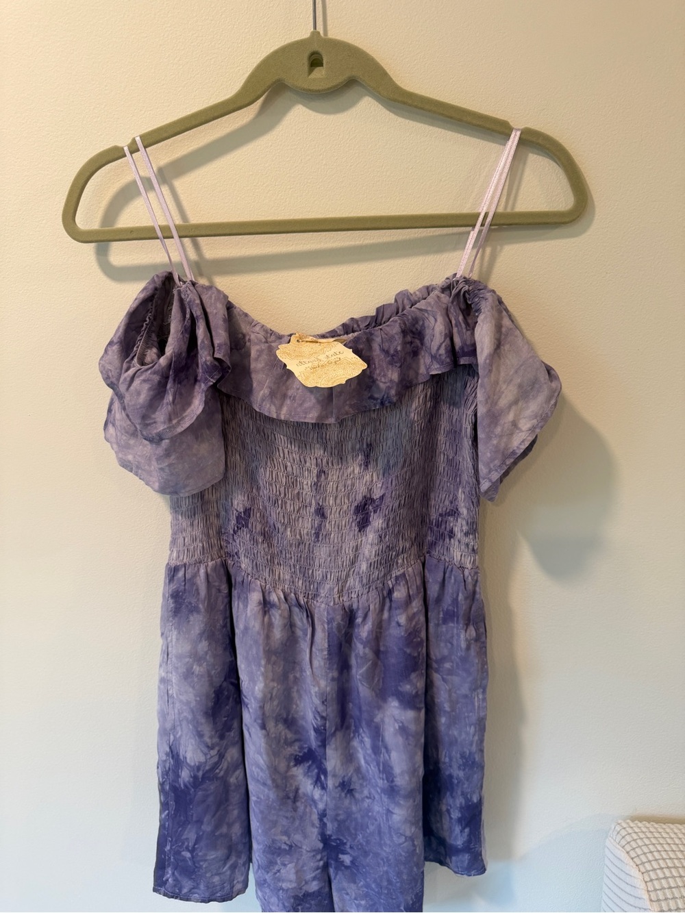 Altar'd State Lavender Tie-Dye Romper